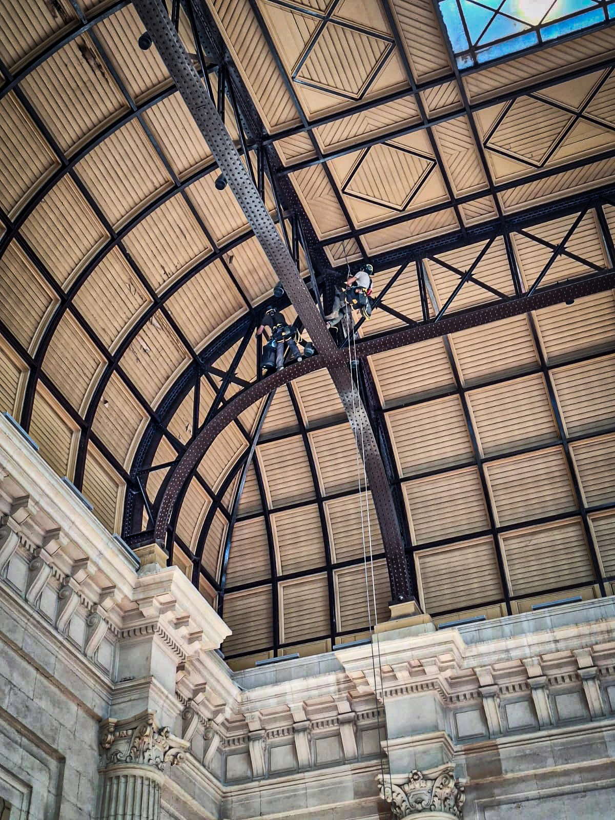 Intervention de cordistes MS Access pour la gare sous nos pieds chez STRUCTUREO à Bordeaux (bâtiment) – 4